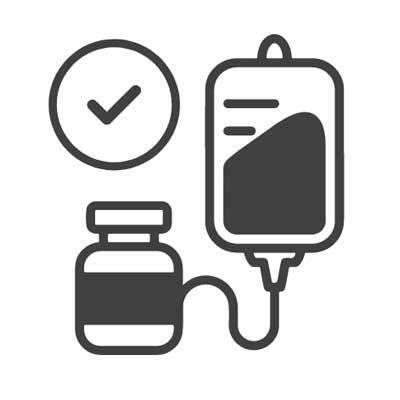 Instalación continua de sueros y medicamentos